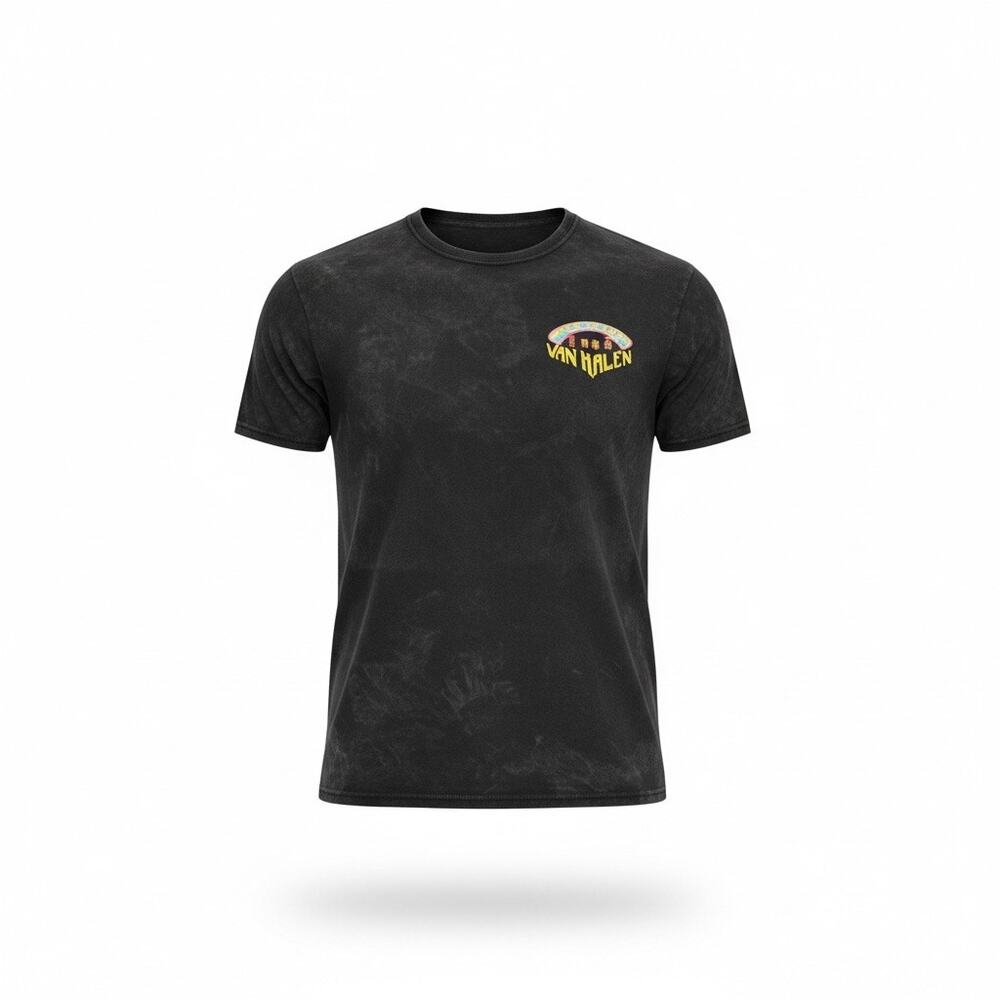 Van Halen 1984 Tour T-Shirt Black Small Distressed Band Tee